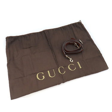 グッチ GUCCI バンブーショッパー 336032 ブラウン レザー 2WAYバッグ ゴールド金具 ハンドバッグ ショルダーバッグ