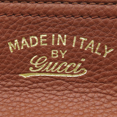 グッチ GUCCI バンブーショッパー 336032 ブラウン レザー 2WAYバッグ ゴールド金具 ハンドバッグ ショルダーバッグ