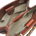 グッチ GUCCI バンブーショッパー 336032 ブラウン レザー 2WAYバッグ ゴールド金具 ハンドバッグ ショルダーバッグ