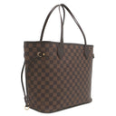 ルイヴィトン LOUIS VUITTON ネヴァーフル MM N51105 スリーズ ダミエキャンバス トートバッグ ゴールド金具 茶 赤 ショルダーバッグ 肩掛け ポーチ欠品