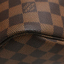 ルイヴィトン LOUIS VUITTON ネヴァーフル MM N51105 スリーズ ダミエキャンバス トートバッグ ゴールド金具 茶 赤 ショルダーバッグ 肩掛け ポーチ欠品