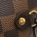 ルイヴィトン LOUIS VUITTON ネヴァーフル MM N51105 スリーズ ダミエキャンバス トートバッグ ゴールド金具 茶 赤 ショルダーバッグ 肩掛け ポーチ欠品
