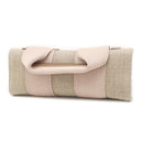 クロエ Chloe ウッディ キャンバス CHC24AS681L1726Y ベージュ リネン カーフ ショルダーバッグ シャンパンゴールド金具 WOODY CANVAS SHOULDER BAG ボディバッグ