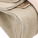 クロエ Chloe ウッディ キャンバス CHC24AS681L1726Y ベージュ リネン カーフ ショルダーバッグ シャンパンゴールド金具 WOODY CANVAS SHOULDER BAG ボディバッグ