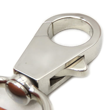 エルメス HERMES サックシアン オレンジ トワルシェブロン レザー ボストンバッグ シルバー金具 2WAY ペット用キャリー