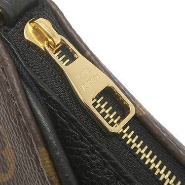 ルイヴィトン LOUIS VUITTON パラス クラッチ M41639 ブラック モノグラムキャンバス 2WAYバッグ ゴールド金具 ショルダー チェーンバッグ