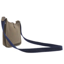 エルメス HERMES エヴリンTPM アマゾン ロング エトゥープ×ブルーインディゴ トリヨンクレマンス ショルダーバッグ シルバー金具 グレージュ