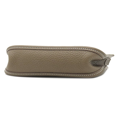 エルメス HERMES エヴリンTPM アマゾン ロング エトゥープ×ブルーインディゴ トリヨンクレマンス ショルダーバッグ シルバー金具 グレージュ