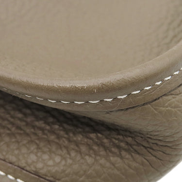 エルメス HERMES エヴリンTPM アマゾン ロング エトゥープ×ブルーインディゴ トリヨンクレマンス ショルダーバッグ シルバー金具 グレージュ