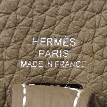 エルメス HERMES エヴリンTPM アマゾン ロング エトゥープ×ブルーインディゴ トリヨンクレマンス ショルダーバッグ シルバー金具 グレージュ