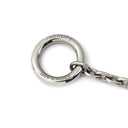 エルメス HERMES シェーヌダンクル ヴュルカニウム H077349FP01 ブラウンXシルバー メタル ヴュルカニウム ネックレス シルバー金具 ラージモチーフ ペンダント ユニセックス レザー素材