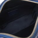 ルイヴィトン LOUIS VUITTON ミニ ソフトトランク M20557 ブルー レザー ショルダーバッグ シルバー金具