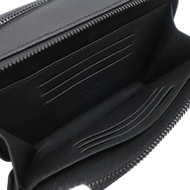 ルイヴィトン LOUIS VUITTON アルファ ウェアラブル ウォレット M59161 ノワール レザー グレインカーフレザー ショルダーバッグ マットブラック金具 黒 LVアエログラム