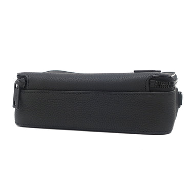 ルイヴィトン LOUIS VUITTON アルファ ウェアラブル ウォレット M59161 ノワール レザー グレインカーフレザー ショルダーバッグ マットブラック金具 黒 LVアエログラム