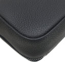 ルイヴィトン LOUIS VUITTON アルファ ウェアラブル ウォレット M59161 ノワール レザー グレインカーフレザー ショルダーバッグ マットブラック金具 黒 LVアエログラム