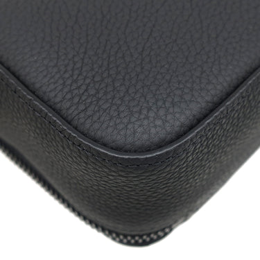 ルイヴィトン LOUIS VUITTON アルファ ウェアラブル ウォレット M59161 ノワール レザー グレインカーフレザー ショルダーバッグ マットブラック金具 黒 LVアエログラム