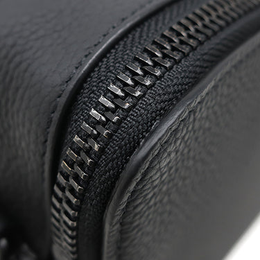 ルイヴィトン LOUIS VUITTON アルファ ウェアラブル ウォレット M59161 ノワール レザー グレインカーフレザー ショルダーバッグ マットブラック金具 黒 LVアエログラム
