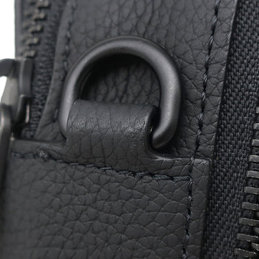 ルイヴィトン LOUIS VUITTON アルファ ウェアラブル ウォレット M59161 ノワール レザー グレインカーフレザー ショルダーバッグ マットブラック金具 黒 LVアエログラム