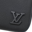 ルイヴィトン LOUIS VUITTON アルファ ウェアラブル ウォレット M59161 ノワール レザー グレインカーフレザー ショルダーバッグ マットブラック金具 黒 LVアエログラム