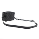 ルイヴィトン LOUIS VUITTON ミニ ソフトトランク M44735 モノグラムエクリプス モノグラムキャンバス モノグラムエクリプスキャンバス ショルダーバッグ マットブラック金具 黒