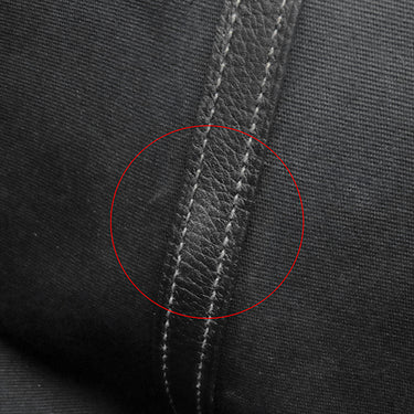 エルメス HERMES ガーデンパーティー PM ブラック トワルオフィシエ ネゴンダ トートバッグ シルバー金具 黒