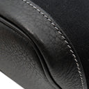 エルメス HERMES ガーデンパーティー PM ブラック トワルオフィシエ ネゴンダ トートバッグ シルバー金具 黒