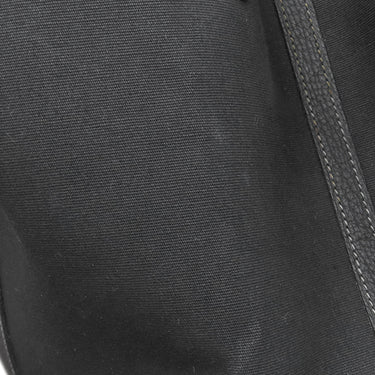 エルメス HERMES ガーデンパーティー PM ブラック トワルオフィシエ ネゴンダ トートバッグ シルバー金具 黒