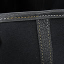 エルメス HERMES ガーデンパーティー PM ブラック トワルオフィシエ ネゴンダ トートバッグ シルバー金具 黒