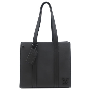 ルイヴィトン LOUIS VUITTON テイクオフ トート M57308 ブラック グレインカーフレザー トートバッグ マットブラック金具 黒 ショルダー 肩掛け