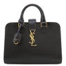 イヴ・サンローラン Yves Saint Laurent ベイビーカバス 568853 ブラック レザー 2WAYバッグ ゴールド金具 黒 ハンドバッグ 斜め掛け カサンドラロゴ