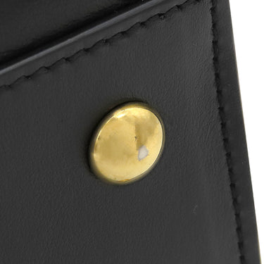 イヴ・サンローラン Yves Saint Laurent ベイビーカバス 568853 ブラック レザー 2WAYバッグ ゴールド金具 黒 ハンドバッグ 斜め掛け カサンドラロゴ