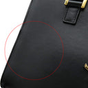 イヴ・サンローラン Yves Saint Laurent ベイビーカバス 568853 ブラック レザー 2WAYバッグ ゴールド金具 黒 ハンドバッグ 斜め掛け カサンドラロゴ