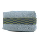 エルメス HERMES ブリッド ア ブラック PM ブルーアビス ウール ポーチ シルバー金具 青 ハンドバッグ バニティバッグ