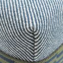 エルメス HERMES ブリッド ア ブラック PM ブルーアビス ウール ポーチ シルバー金具 青 ハンドバッグ バニティバッグ