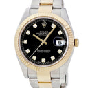 腕時計 ロレックス ROLEX デイトジャスト 41 126333G ランダム番 自動巻き メンズ ランダム番 K18YG×SS コンビ 純正ダイヤ ブラック