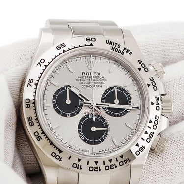 腕時計 ロレックス ROLEX コスモグラフ デイトナ 126509 ランダム番 自動巻き メンズ ランダム番 K18WG無垢 シルバー ブラック クロノグラフ