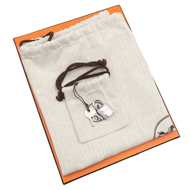 エルメス HERMES ピコタンロックPM レザン トリヨンクレマンス ハンドバッグ シルバー金具 紫