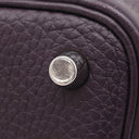 エルメス HERMES ピコタンロックPM レザン トリヨンクレマンス ハンドバッグ シルバー金具 紫