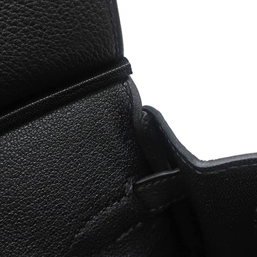 エルメス HERMES バーキン25 ブラック トゴ ハンドバッグ シルバー金具 新品 未使用 黒