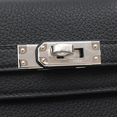 エルメス HERMES ケリー25 内縫い ブラック トゴ 2WAYバッグ シルバー金具 新品 未使用 黒 ショルダー ハンドバッグ