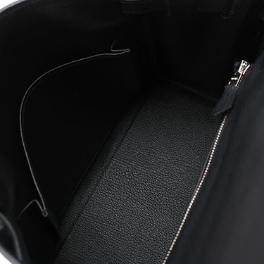 エルメス HERMES ケリー25 内縫い ブラック トゴ 2WAYバッグ シルバー金具 新品 未使用 黒 ショルダー ハンドバッグ