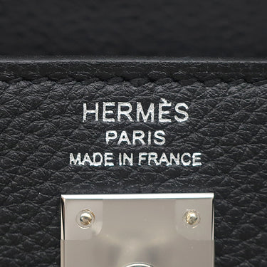 エルメス HERMES ケリー25 内縫い ブラック トゴ 2WAYバッグ シルバー金具 新品 未使用 黒 ショルダー ハンドバッグ