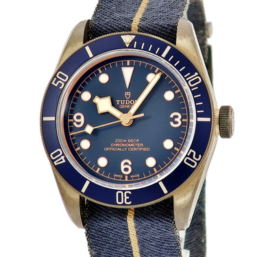 腕時計 チュードル TUDOR ヘリテージ ブラックベイ ブロンズ ブッヘラー創業130周年記念 79250BB Q番 自動巻き メンズ Q番 チューダー