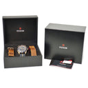 腕時計 チュードル TUDOR ヘリテージ ブラックベイ ブロンズ ブッヘラー創業130周年記念 79250BB Q番 自動巻き メンズ Q番 チューダー