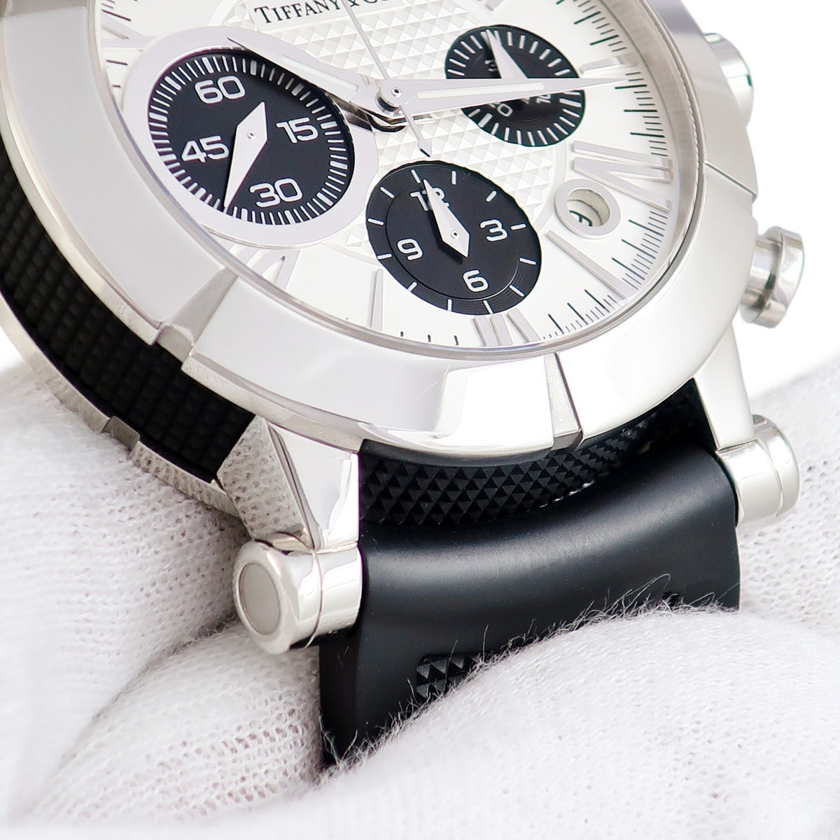 ティファニー Tiffany & Co アトラス ジェント クロノグラフ Z1000