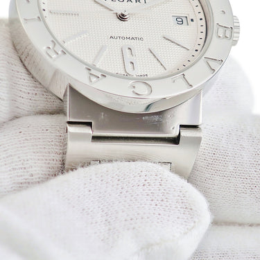 腕時計 ブルガリ BVLGARI ブルガリブルガリ BB38SSAUTO 自動巻き メンズ デイト バー アラビア ギョウシェ