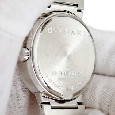 腕時計 ブルガリ BVLGARI ブルガリブルガリ BB38SSAUTO 自動巻き メンズ デイト バー アラビア ギョウシェ