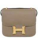 エルメス HERMES コンスタンス3 ミニ ミロワール エトゥープ ヴォーエプソン ショルダーバッグ ゴールド金具 新品 未使用 グレージュ