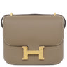 エルメス HERMES コンスタンス3 ミニ ミロワール エトゥープ ヴォーエプソン ショルダーバッグ ゴールド金具 新品 未使用 グレージュ