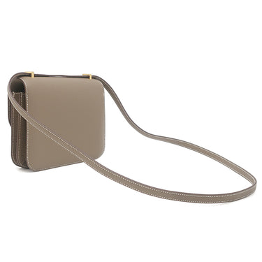 エルメス HERMES コンスタンス3 ミニ ミロワール エトゥープ ヴォーエプソン ショルダーバッグ ゴールド金具 新品 未使用 グレージュ